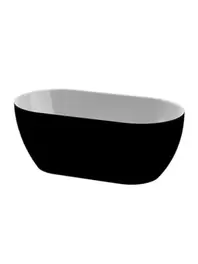 Zala Black No Overflow Freestanding Bath 1440*750*570mm