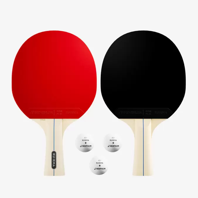 Set of 2 Bats TTR 50 Versatile 2* Leisure + Balls