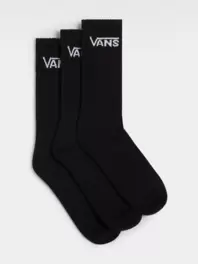 3-Pack Crew Black Socks