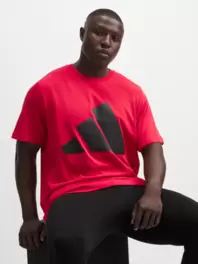Mens Essential Big Logo Pure Ruby Tee