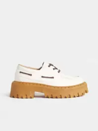 The FIX Women's White Boat Shoes
