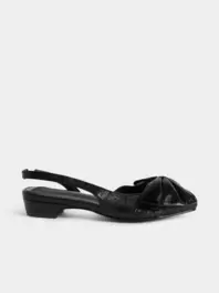 Girls Slingback Bow Pumps