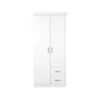 Duke Wardrobe – 2Doors with 2 Drawers