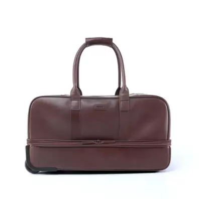 BUSBY LEATHER ROLLER DUFFEL