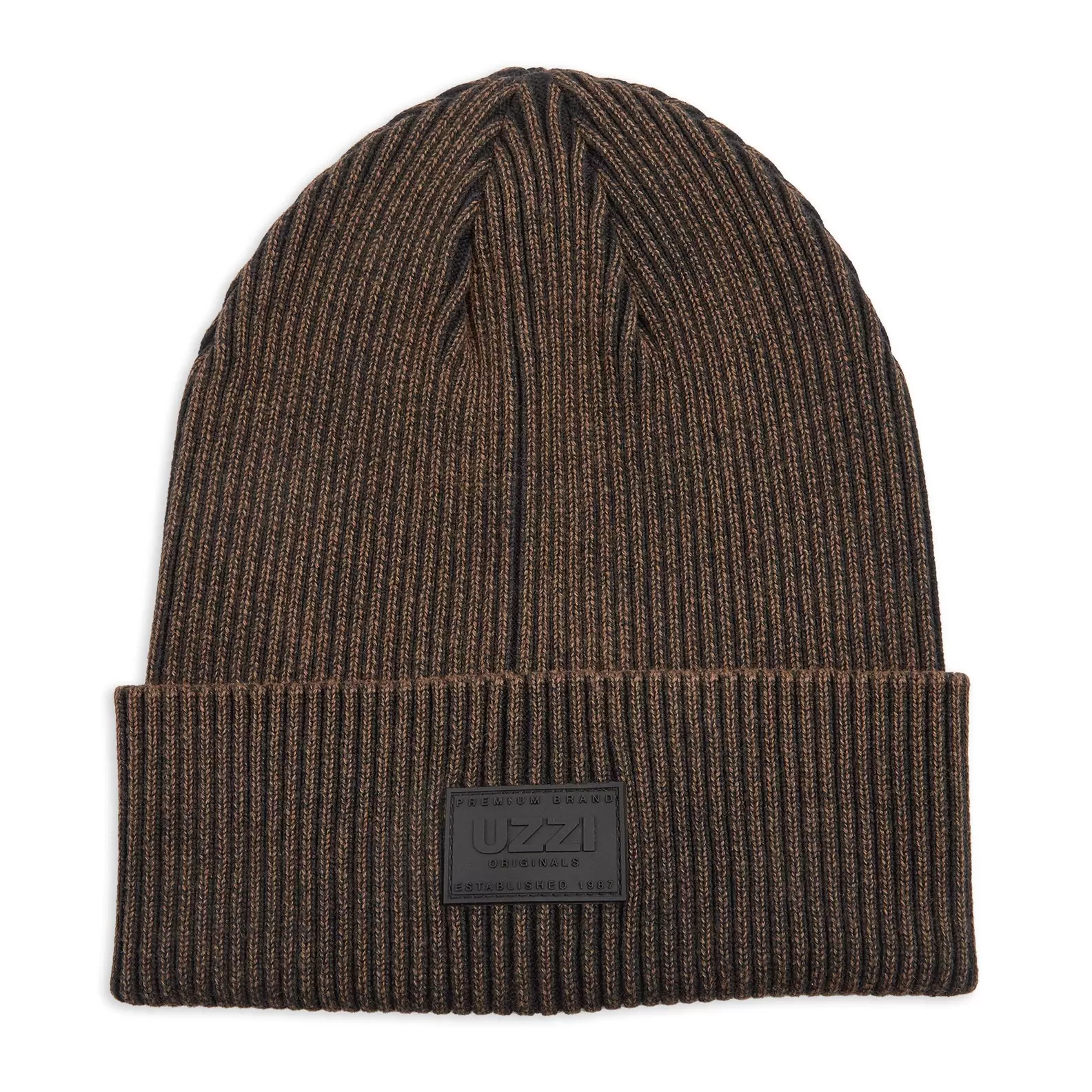 Black and Brown Beanie
