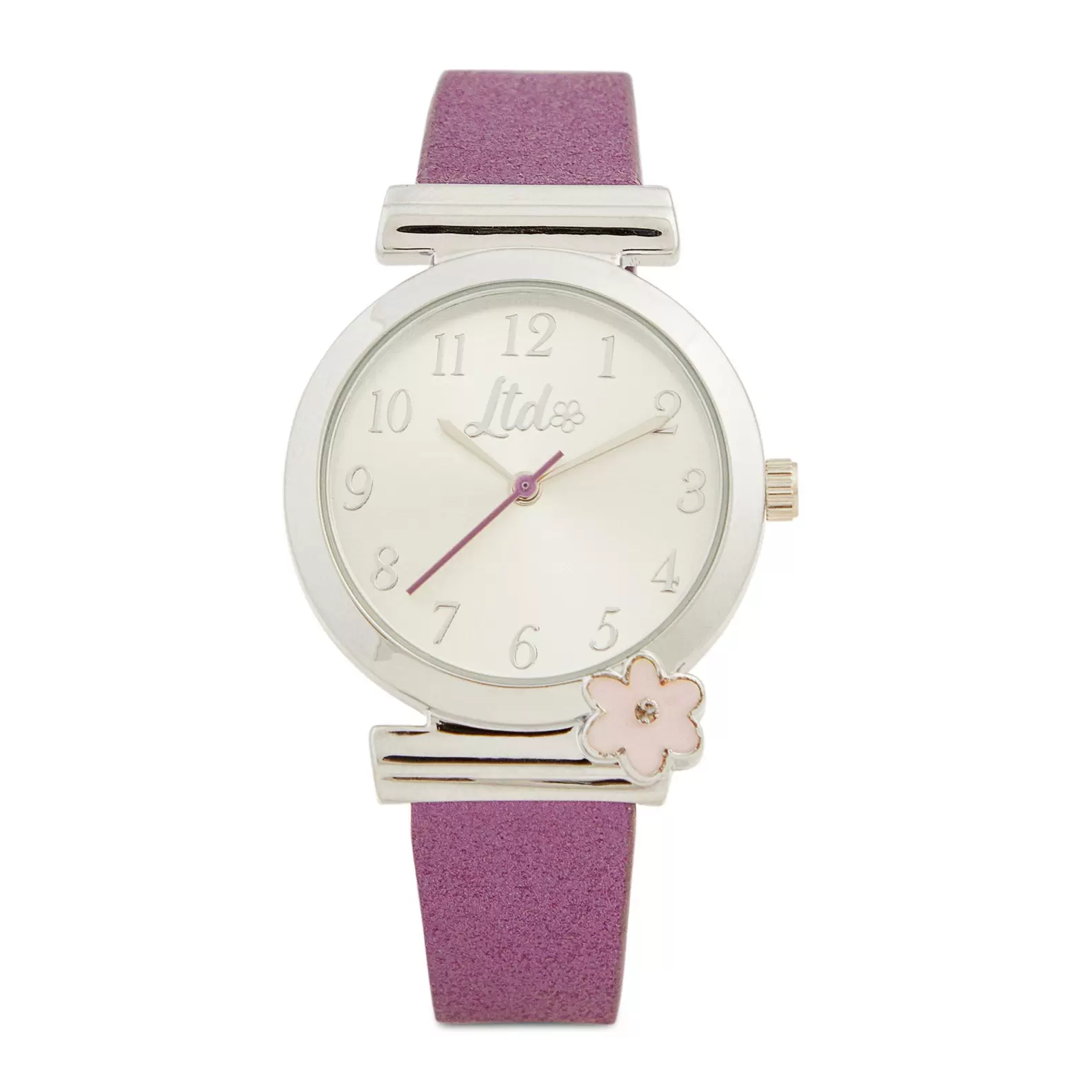Purple Glitter Strap Kids Watch