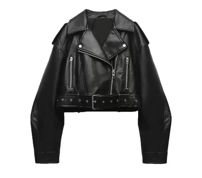 Jetline Pu Leather Jacket Black