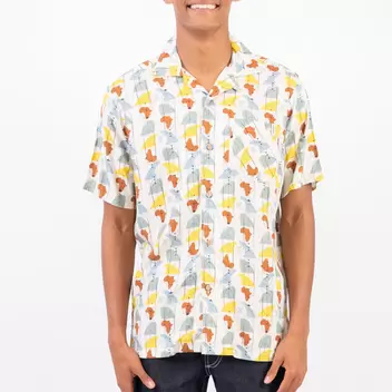 Fin Short Sleeve Woven Shirt