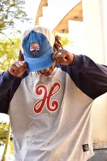 Big H Raglan Long Sleeve Tee