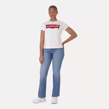 Levi's® Curvy Flare - Med Indigo - Worn In