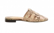 Carvela Luxe Snake Sandalised Mule