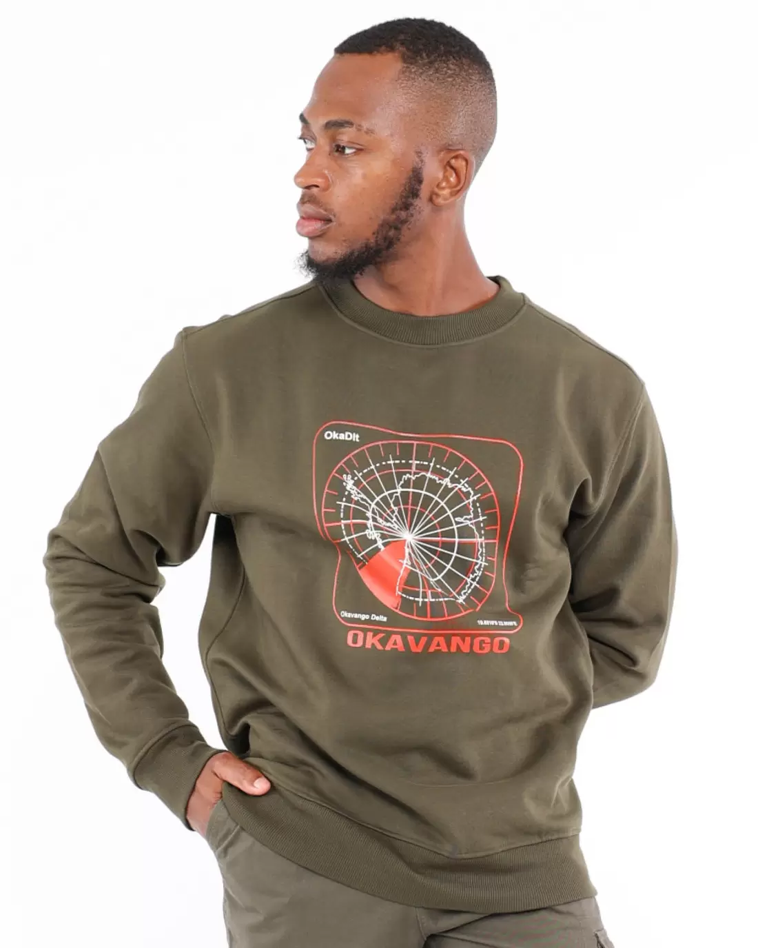Olive Outdoor Track Top