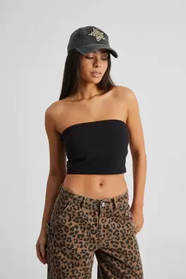 Crop Jersey Tube Top