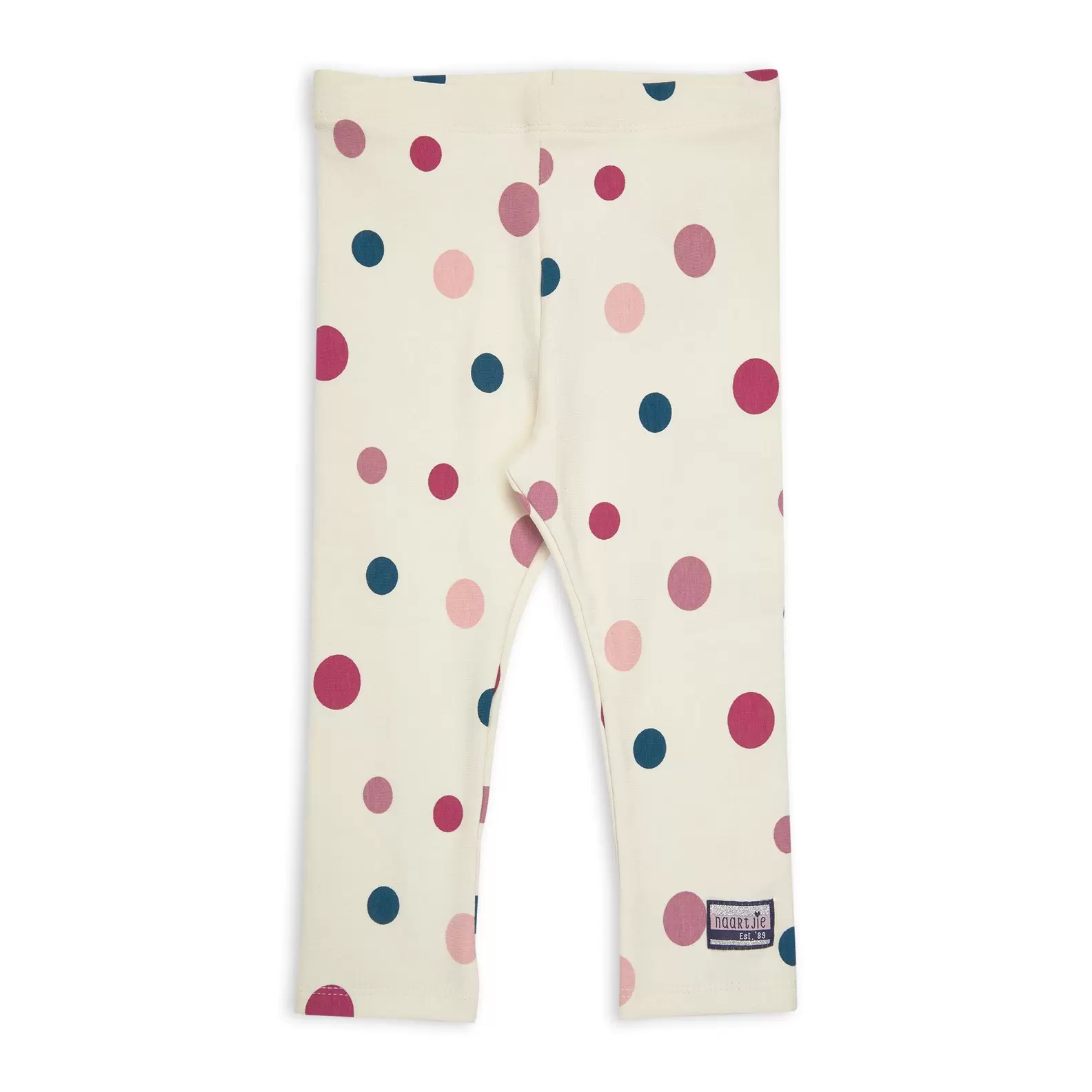 Baby Girls Off White Spot Leggings