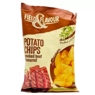 Field &Flavour Potato chips Smoked Beef Flavour 120g