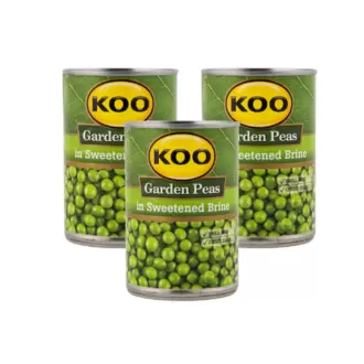 Koo Garden Peas 3 x 400g