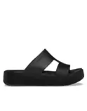 CROCS BLACK GETAWAY PLATFORM H-STRAP