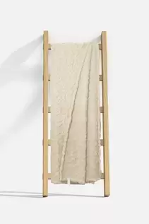 CARVED SHERPA BLANKET 180X200CM