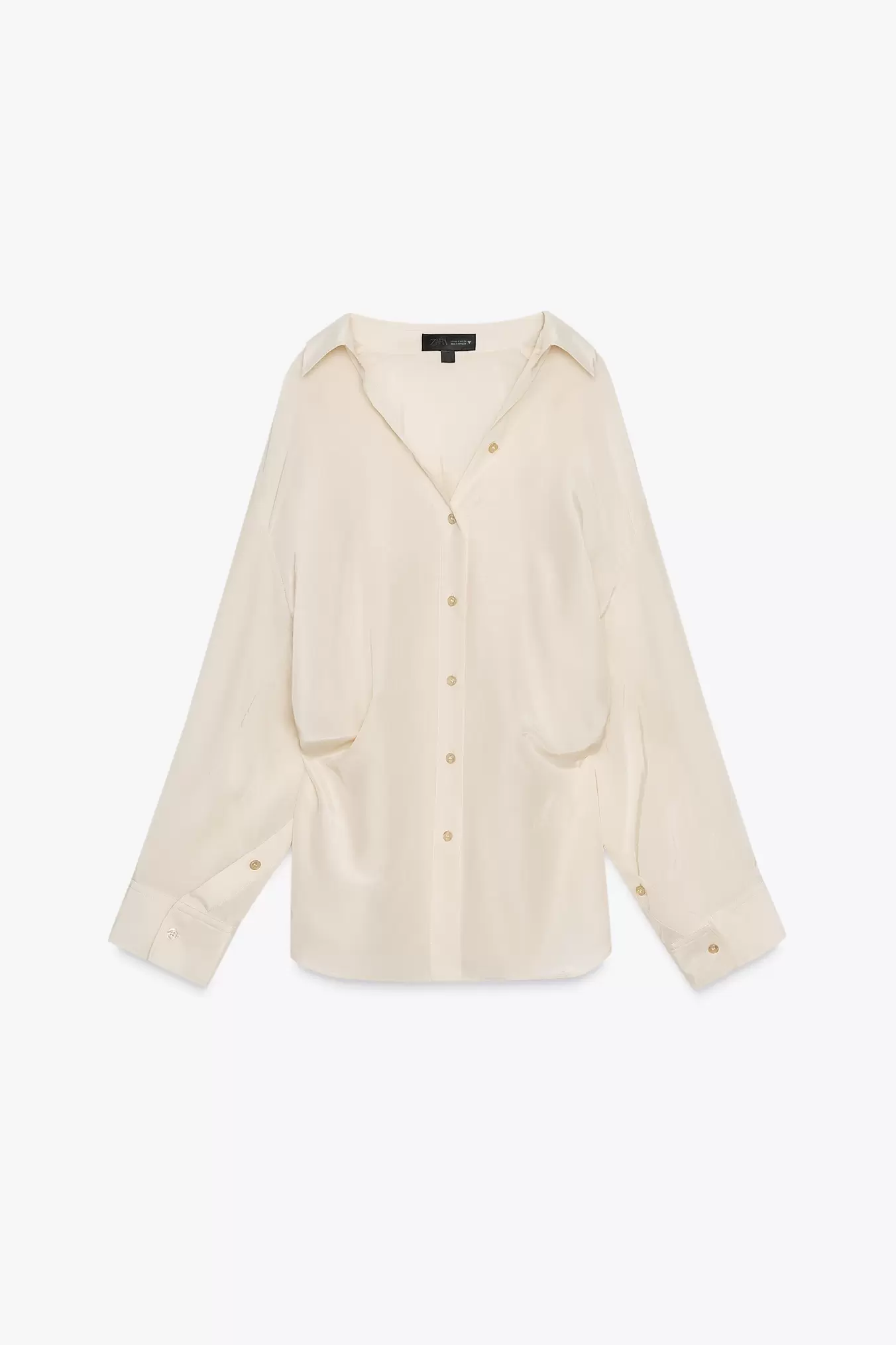 BUTTON-SLEEVE SHIRT