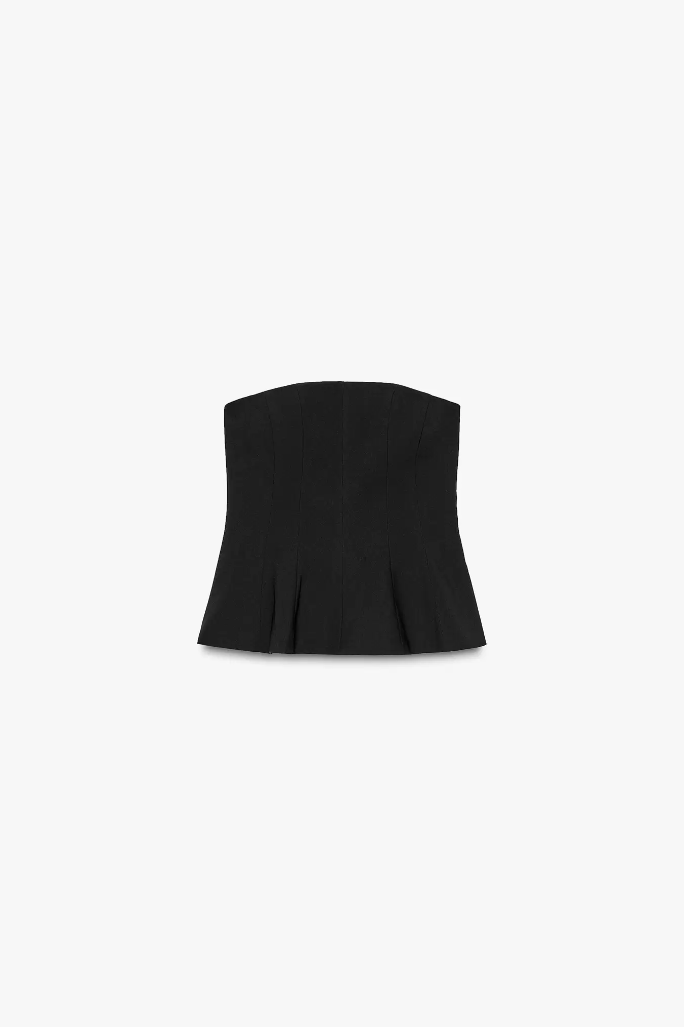 PEPLUM BANDEAU TOP