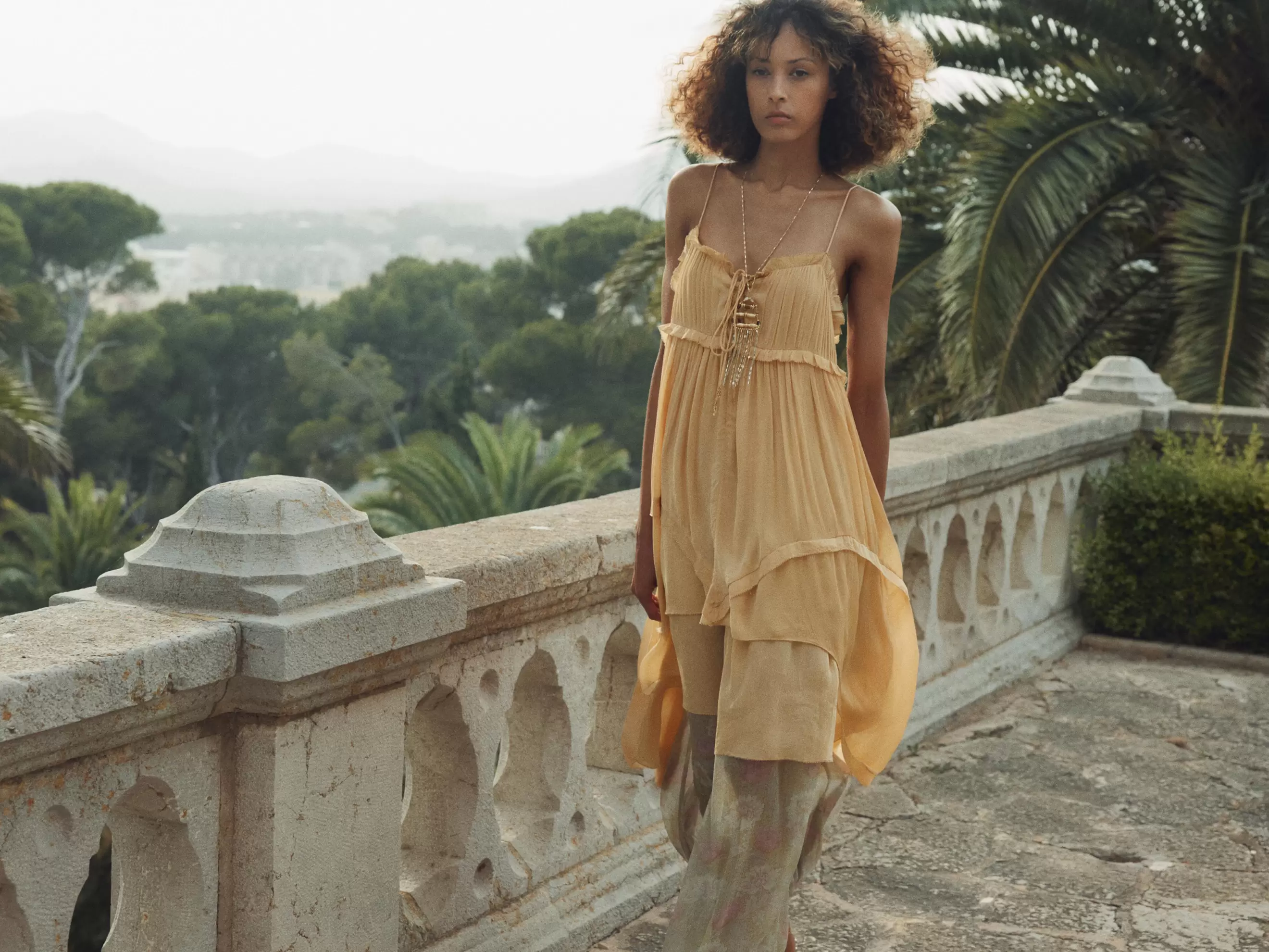 ZW COLLECTION ASYMMETRIC RUFFLED DRESS