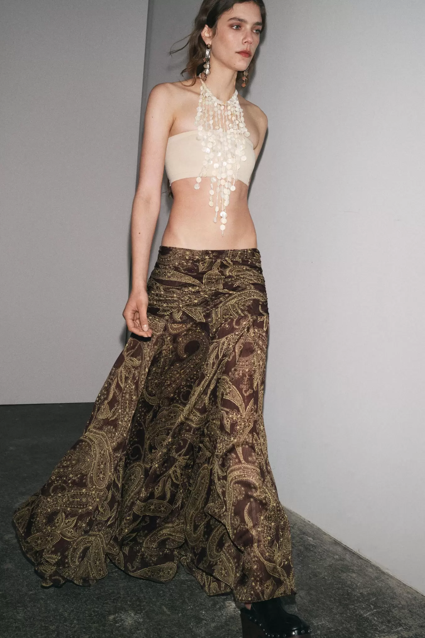 ZW COLLECTION PRINTED SKIRT