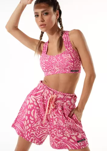 Abstract Sweat Shorts