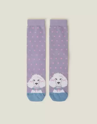 Fancy Poodle Socks