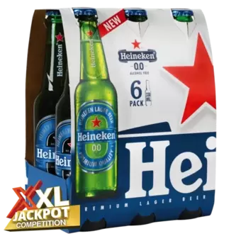 Heineken Non-Alcoholic Beer Bottles 6 x 330ml