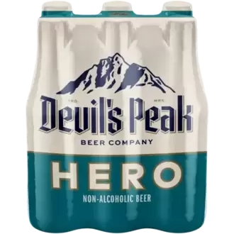 Devil's Peak Hero Non-Alcoholic Beer 6 x 330ml