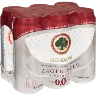 Eichbaum Alcohol Free Lager Beer 6 x 500ml