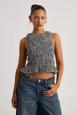 Ella Shirred Tank