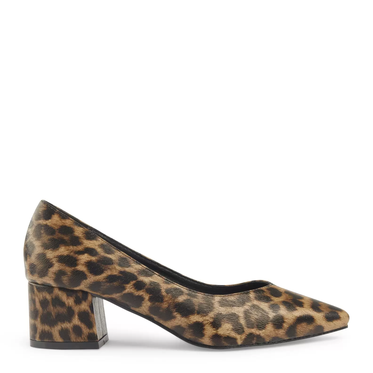 Brown Animal Print Courts Heels