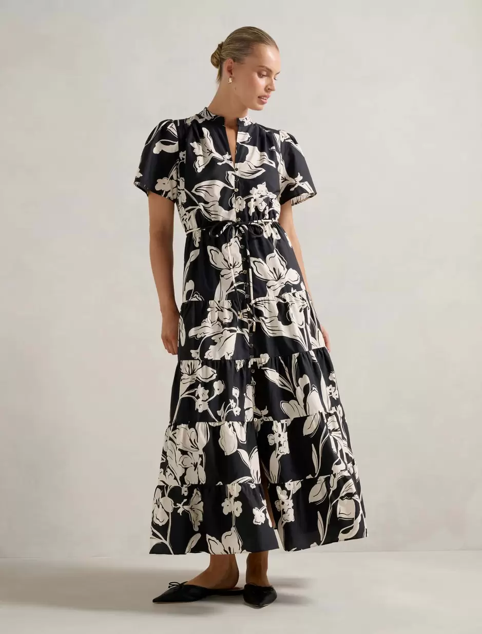 Adeline Short Sleeve Midi Dress