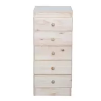 400 – 5 Drawer Unit – Raw – Budget Kitchen