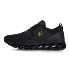 Roberto Vino Circular Blade Sneaker Mens Black/Gold