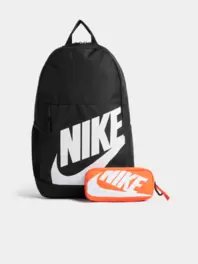 Unisex Elemental Shoebox Black Backpack Set