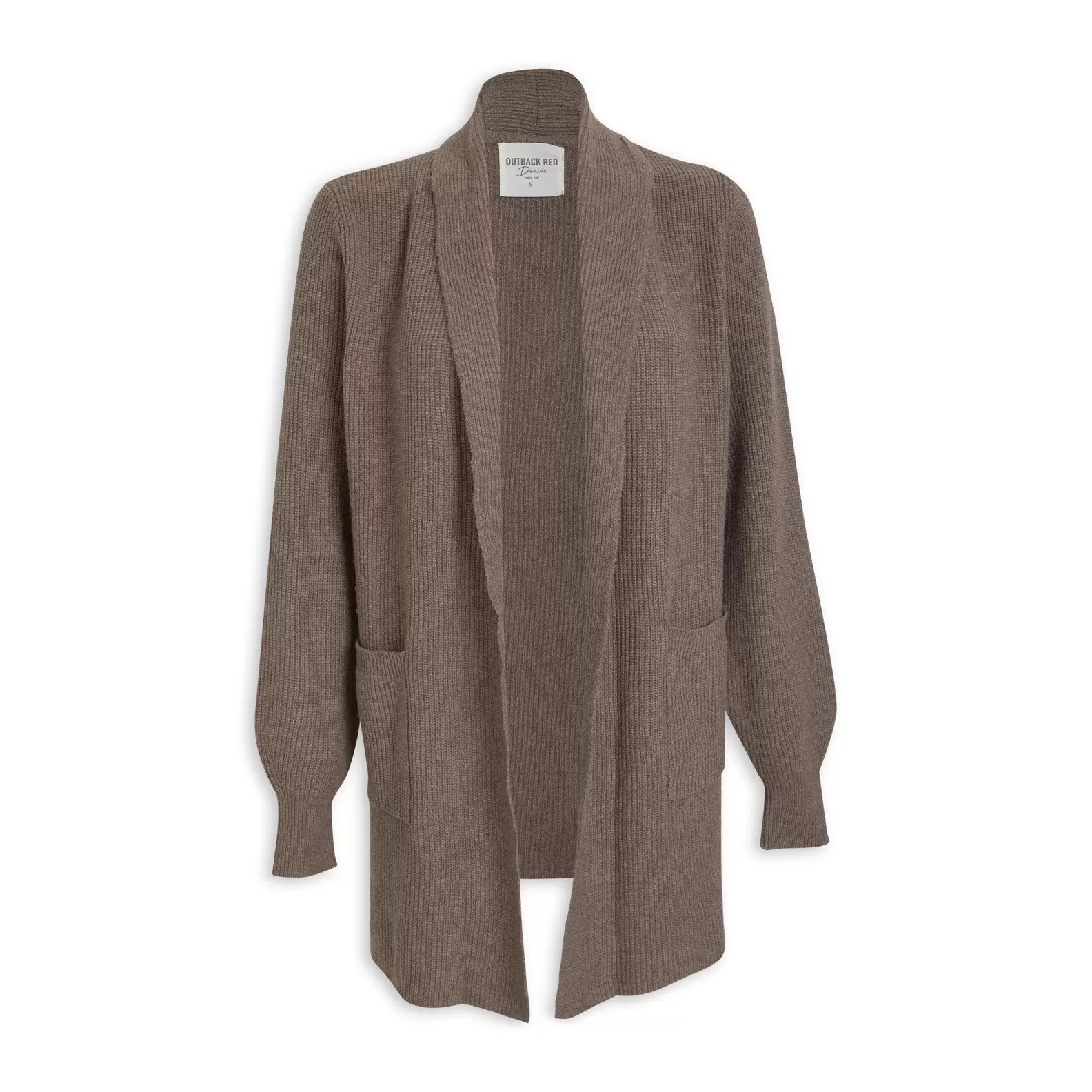 Mocha Brown Long Cardigan