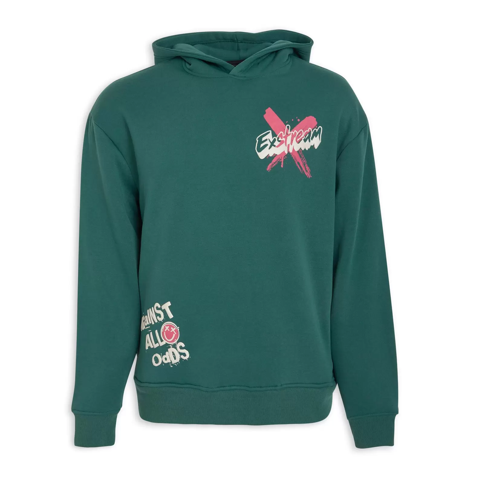 Green Graphic Hoodie