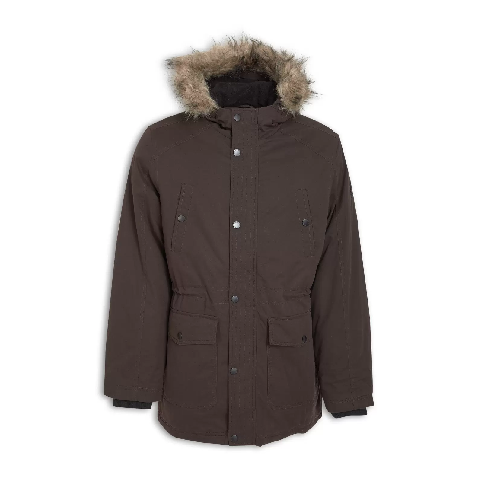 Brown Parka Jacket