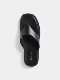 Women's Black Thong Sandals
