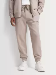 Fabiani Men's Natural Fabric Combo Sweatpants