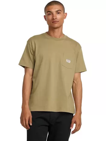 RVCA Mens Exotica Pocket T-Shirt