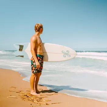 Vinyl Scallop Boardshort