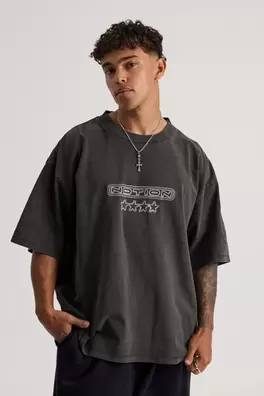 Notion Vintage Box Fit Graphic Tshirt
