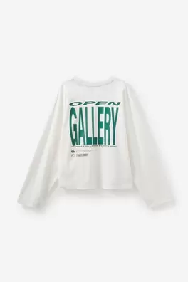 Open Gallery Cropped Long Sleeve Tshirt