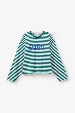 Open Gallery Cropped Long Sleeve Tshirt