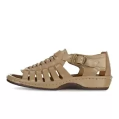 Omega Core Kgosi Leather Sandals Mens Taupe