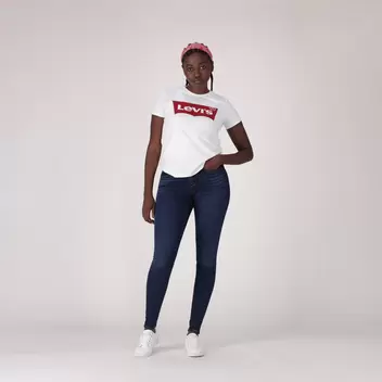 Levi's® Women's Curvy Super Skinny- Dark Indigo - Worn In