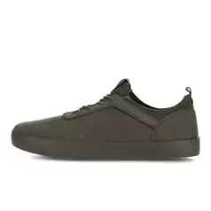 Pierre Cardin Rockwell Casual Lace Up Shoes Mens Olive